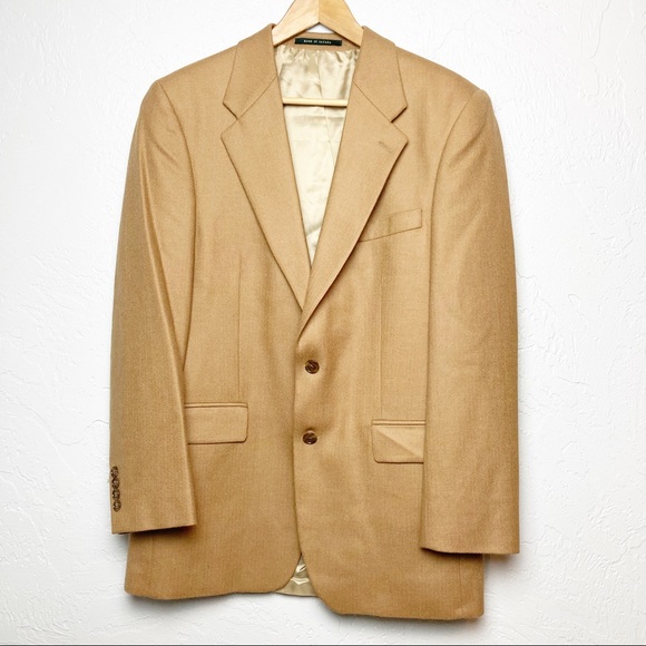 Men’s Ralph Lauren 100% wool blazer tan 38R